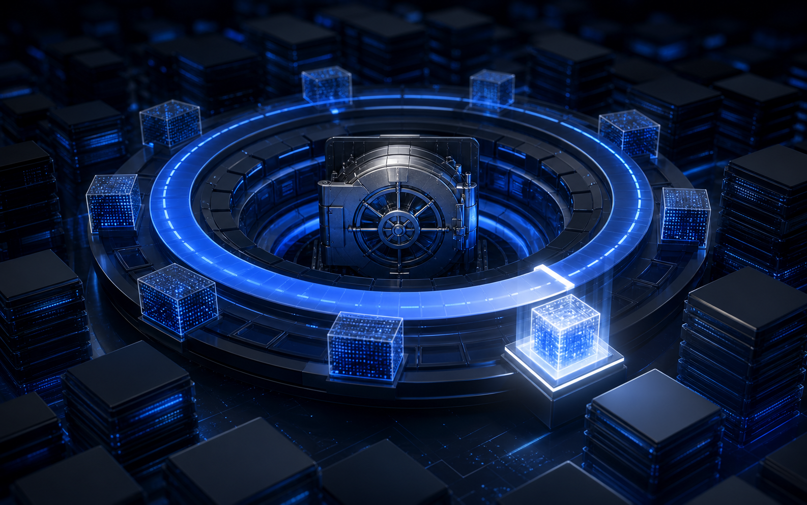 Sistema 3D de backup continuo, bóveda de datos y recuperación granular